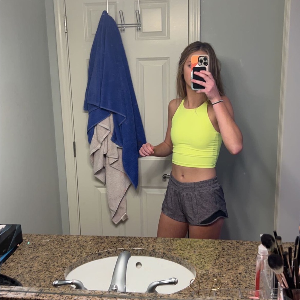 old navy neon green/yellow tank